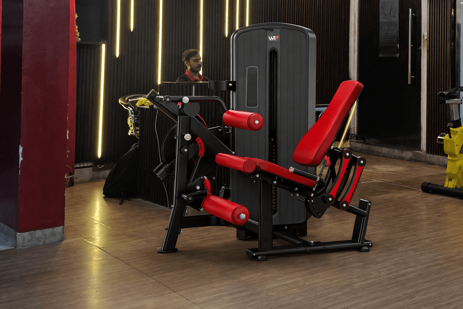 Leg Curl/Extension deployed in a WTF gym