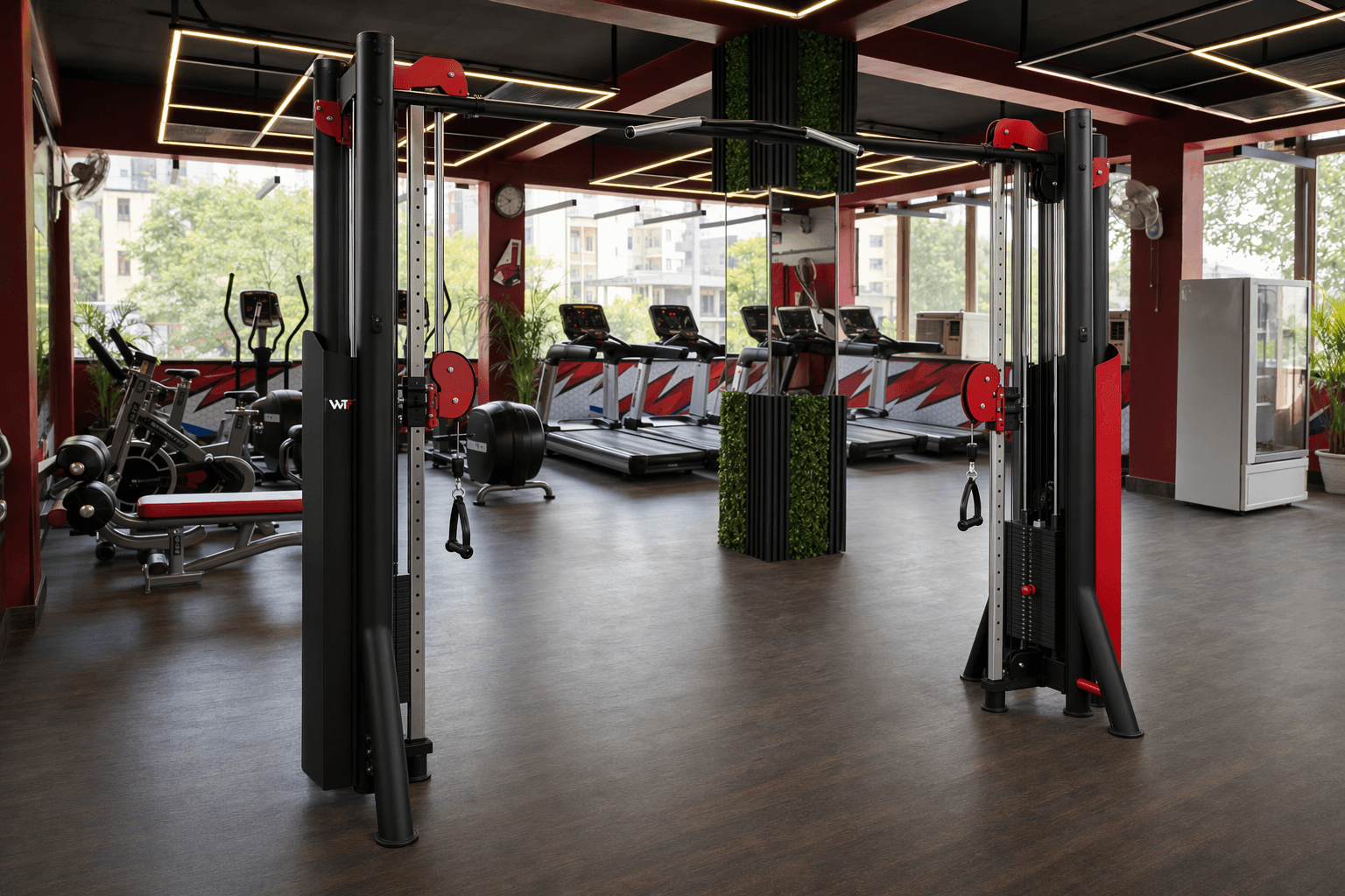 Cable Cross Over deployed in a WTF gym