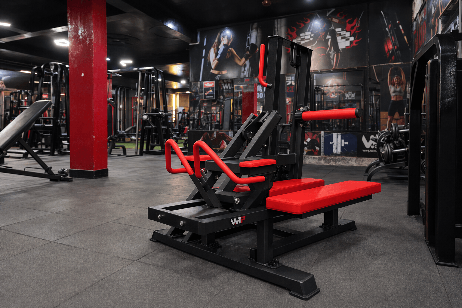 Glute Kickback deployed in a WTF gym