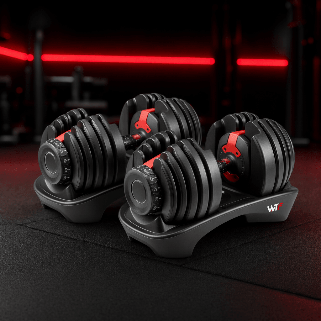 Adjustable Dumbbells (WTF-ADJUSTABLE-DUMBBELLS) — WTF Equipment