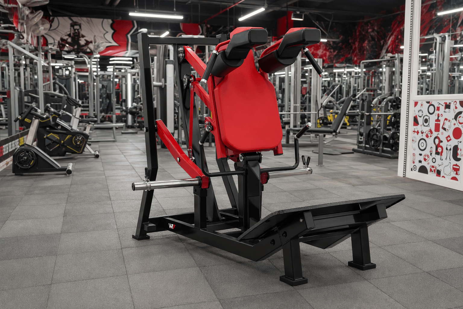 V-Squat deployed in a WTF gym