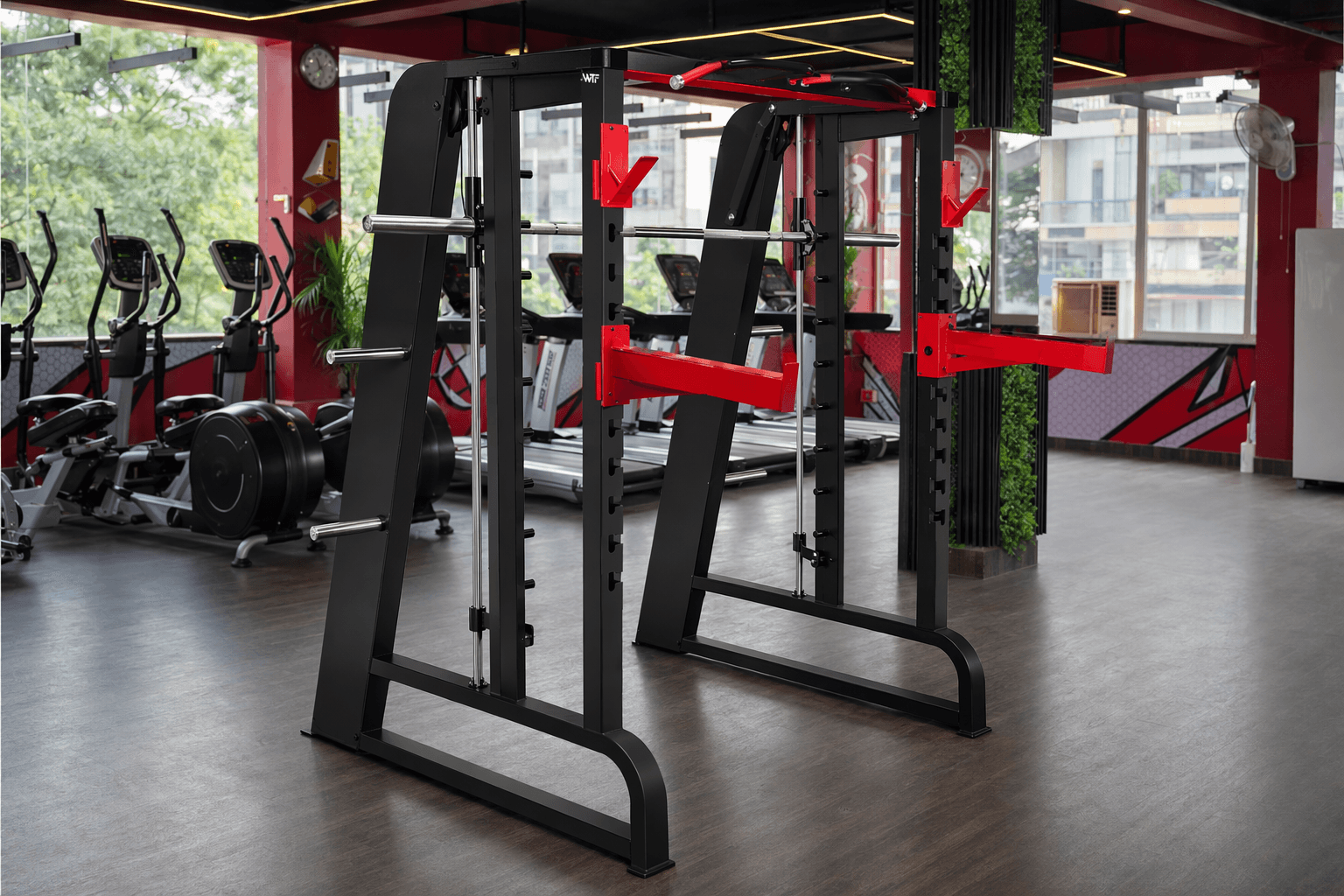 Smith + Power Rack (Counter Balance) deployed in a WTF gym