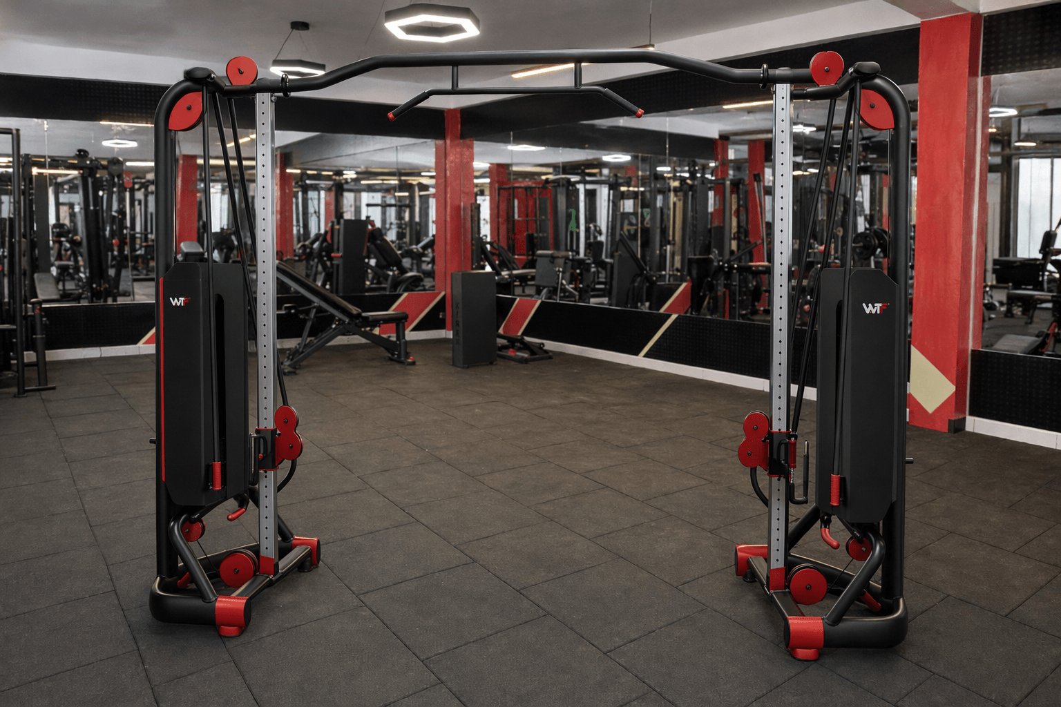 Cable Cross Over deployed in a WTF gym