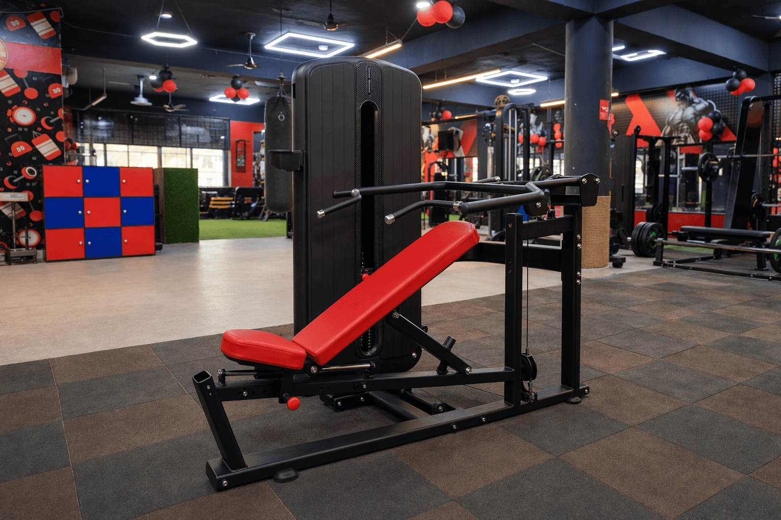 Multi Press (Dual) deployed in a WTF gym