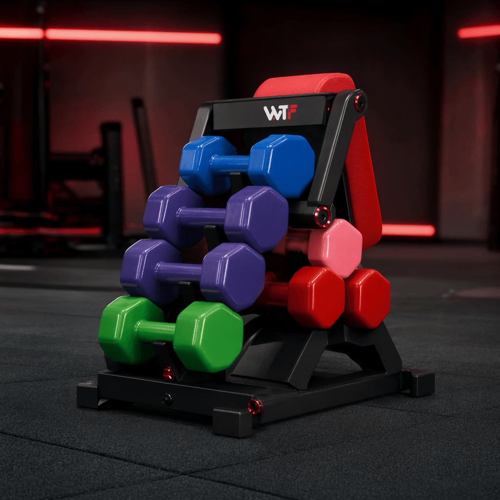 Vinyl Dumbbells (WTF-DB05) — WTF Equipment