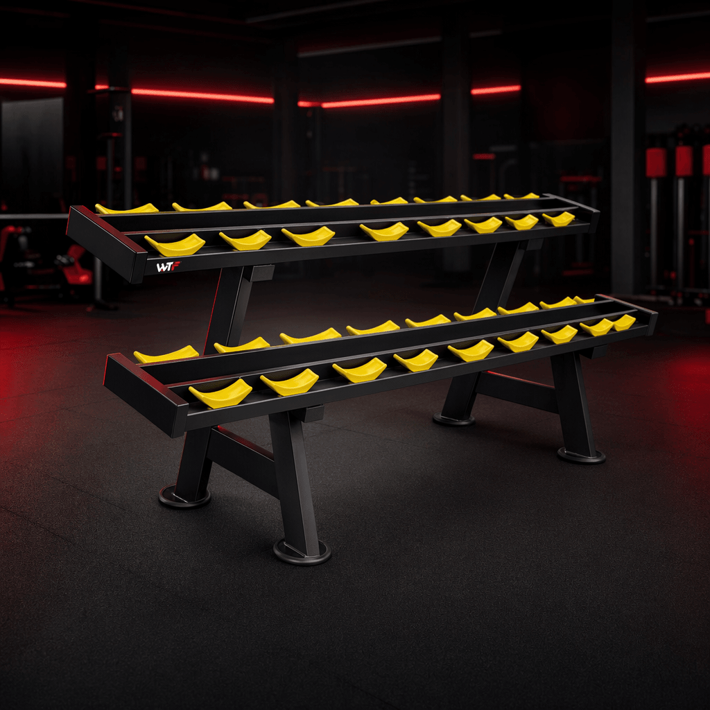 Dumbbell Rack 2 Tier (WTF-DR02) — WTF Equipment