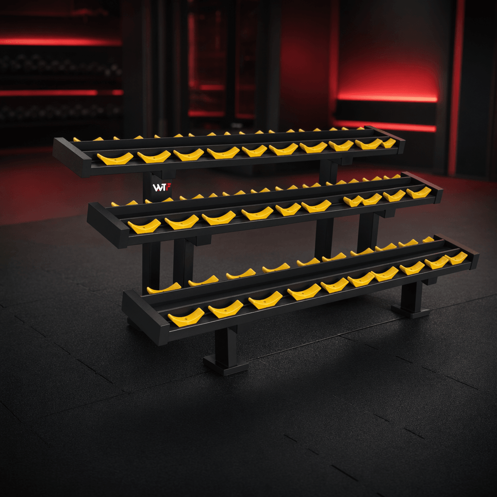 Dumbbell Rack 3 Tier (WTF-DR03) — WTF Equipment