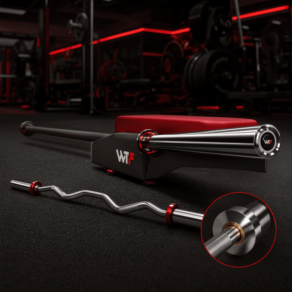 Olympic Bar with Brass Bush (WTF-OLYMPIC-BAR-BRASS-BUSH) — WTF Equipment
