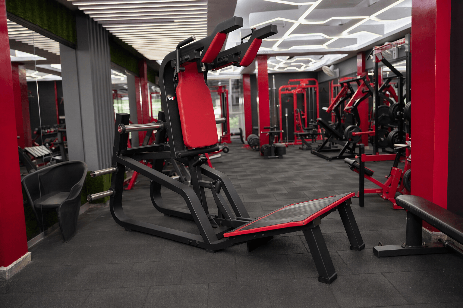 Super Squat deployed in a WTF gym