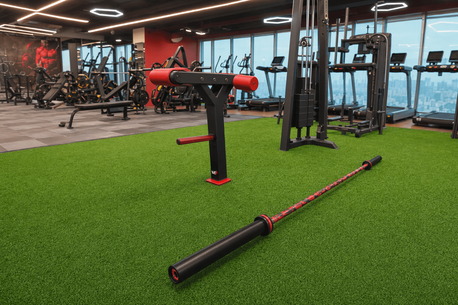 Scarlet Bar deployed in a WTF gym