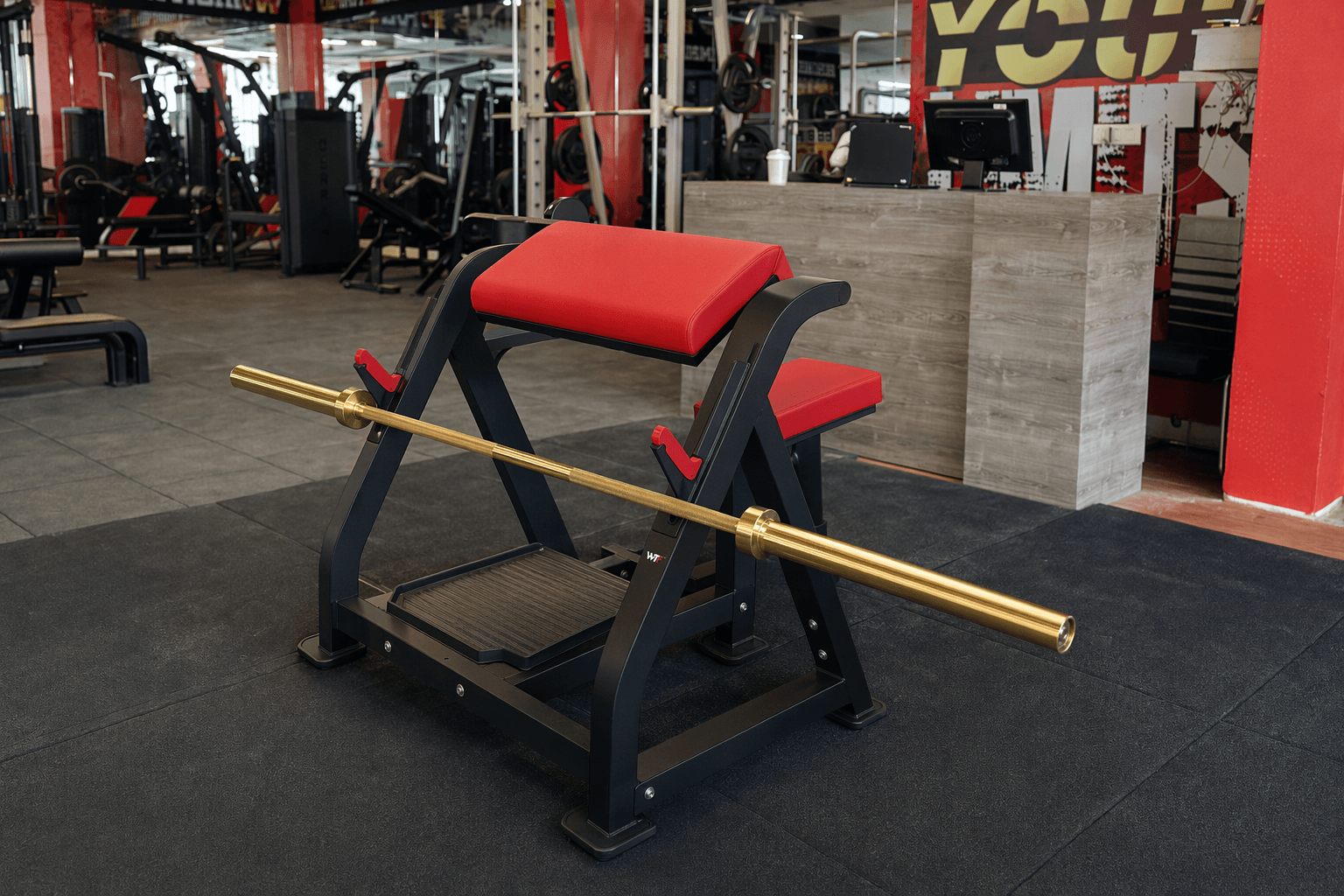 The Gold Bar deployed in a WTF gym