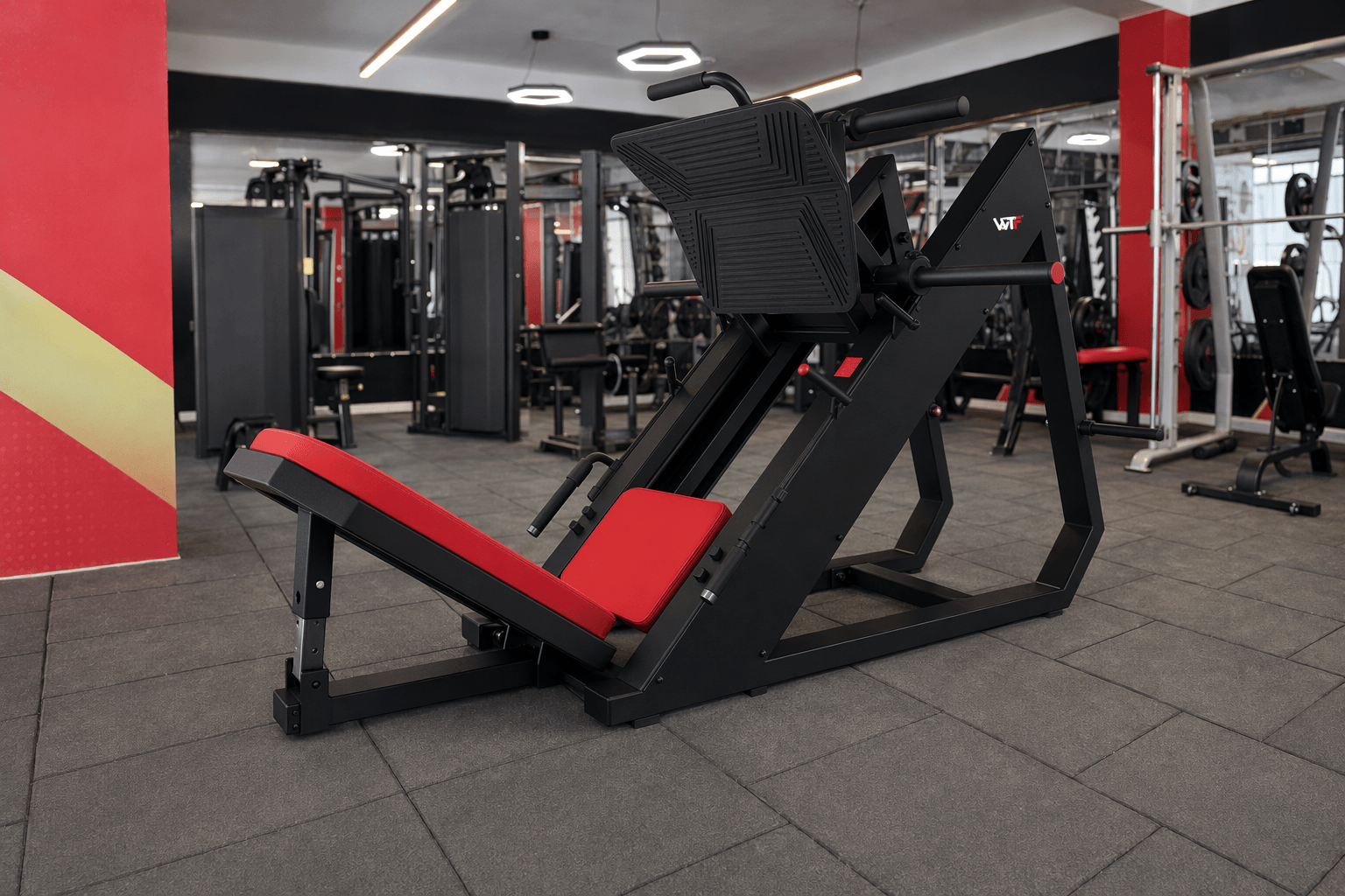 Leg Press deployed in a WTF gym