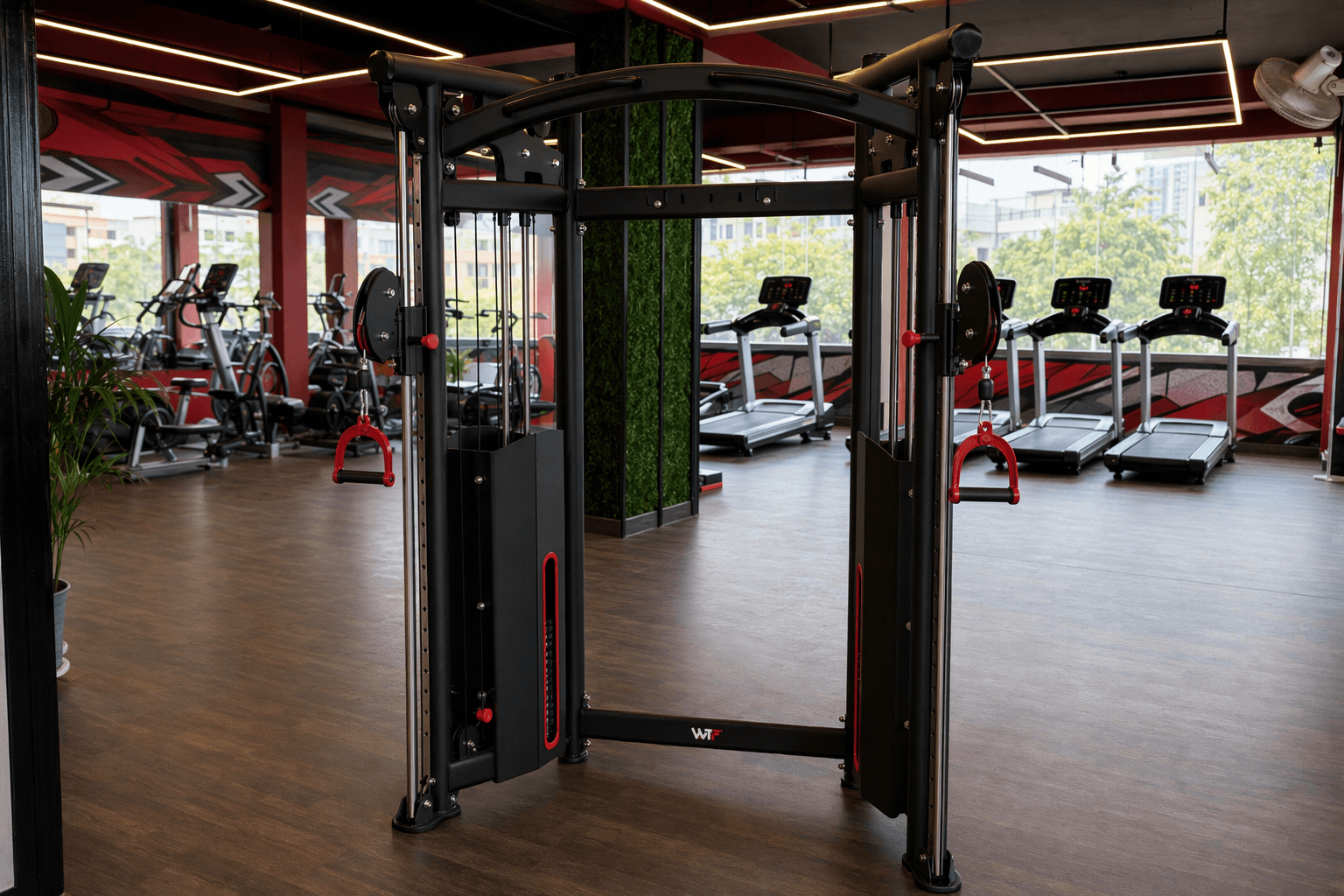 Functional Trainer deployed in a WTF gym