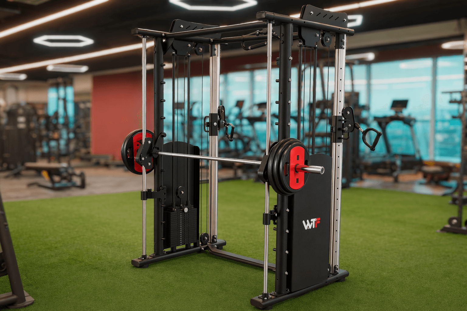 Functional Trainer + Smith deployed in a WTF gym