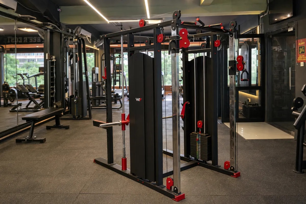 WTF RS-012 Functional Trainer on a gym floor