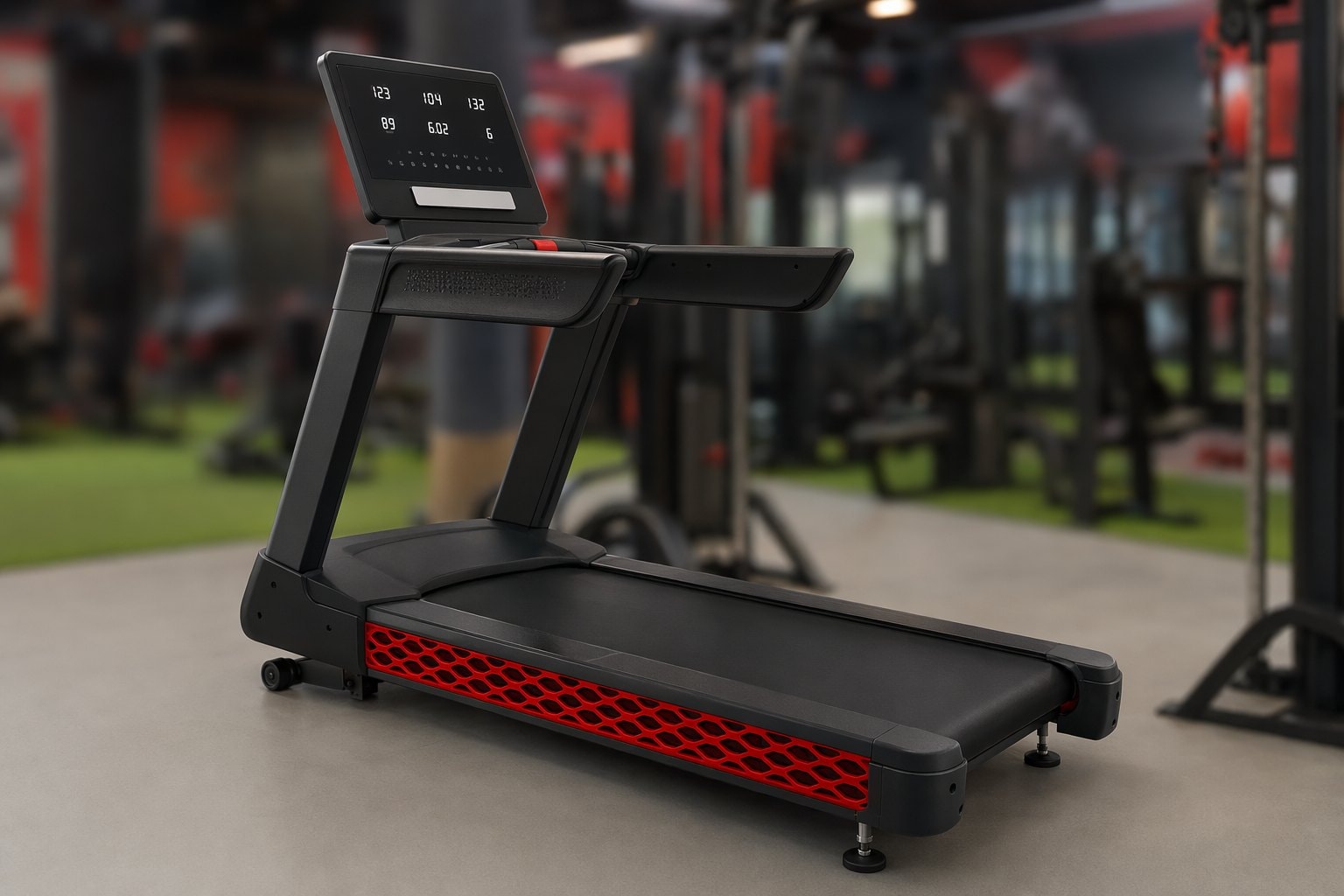 Members training on WTF equipment at an operating gym
