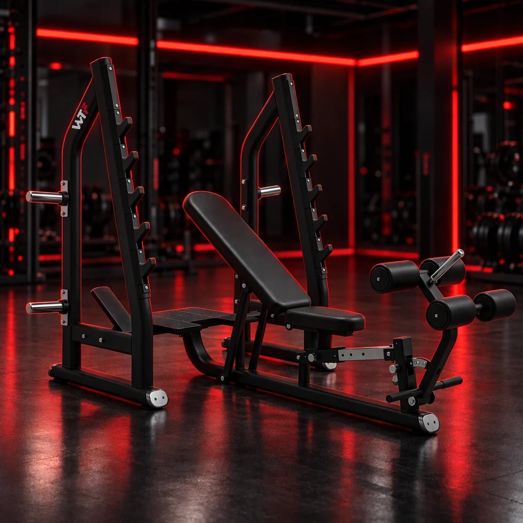 Olympic Adjustable Bench (WTF-BPR-024) — studio view