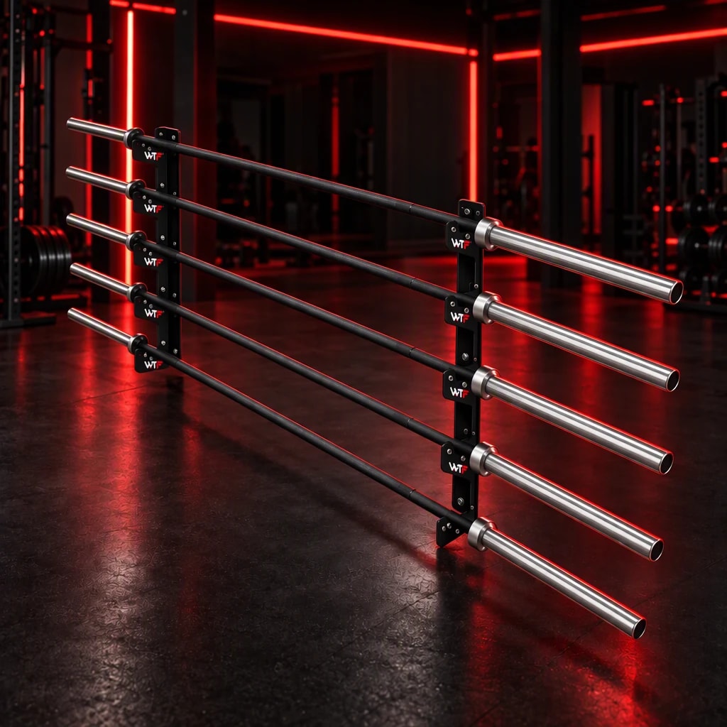 Barbell Gun Rack (WTF-CRR-19) — studio view