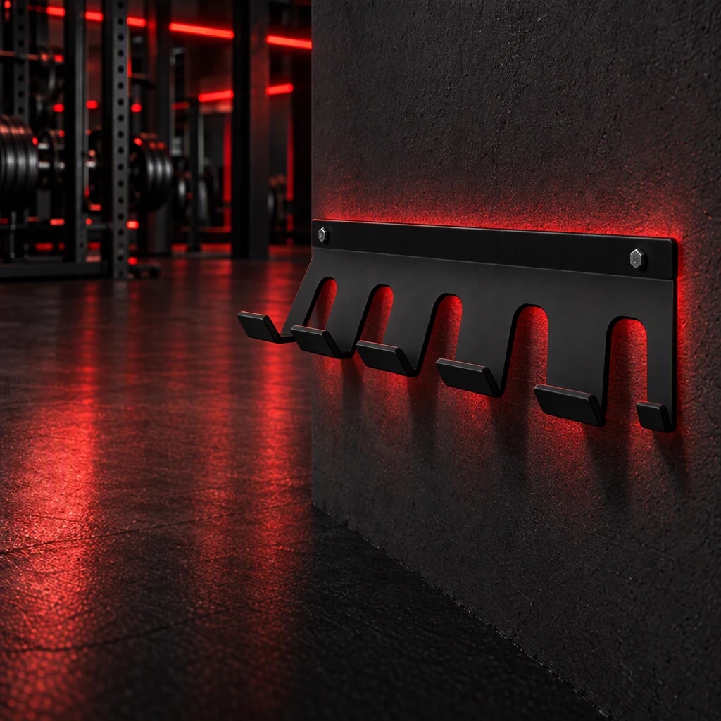 Wall Mounted Barbell Hanger (WTF-CRR-20) — studio view