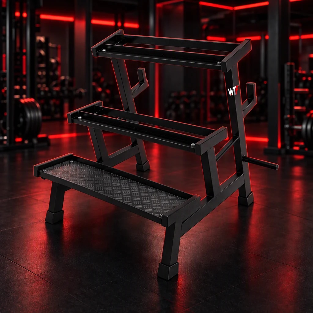 Dumbbell Rack 3 Tier (WTF-HF25) — studio view