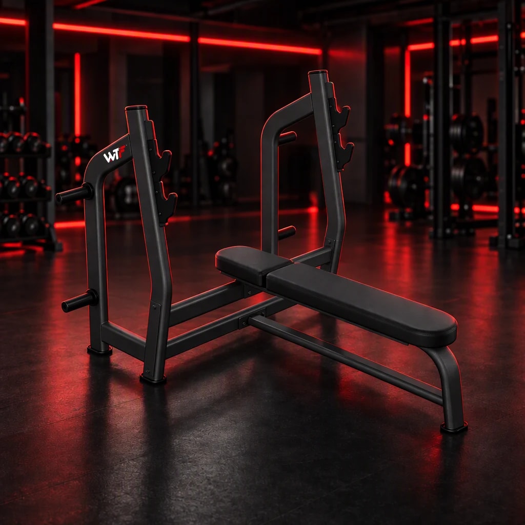 Olympic Flat Bench (WTF-J023) — studio view