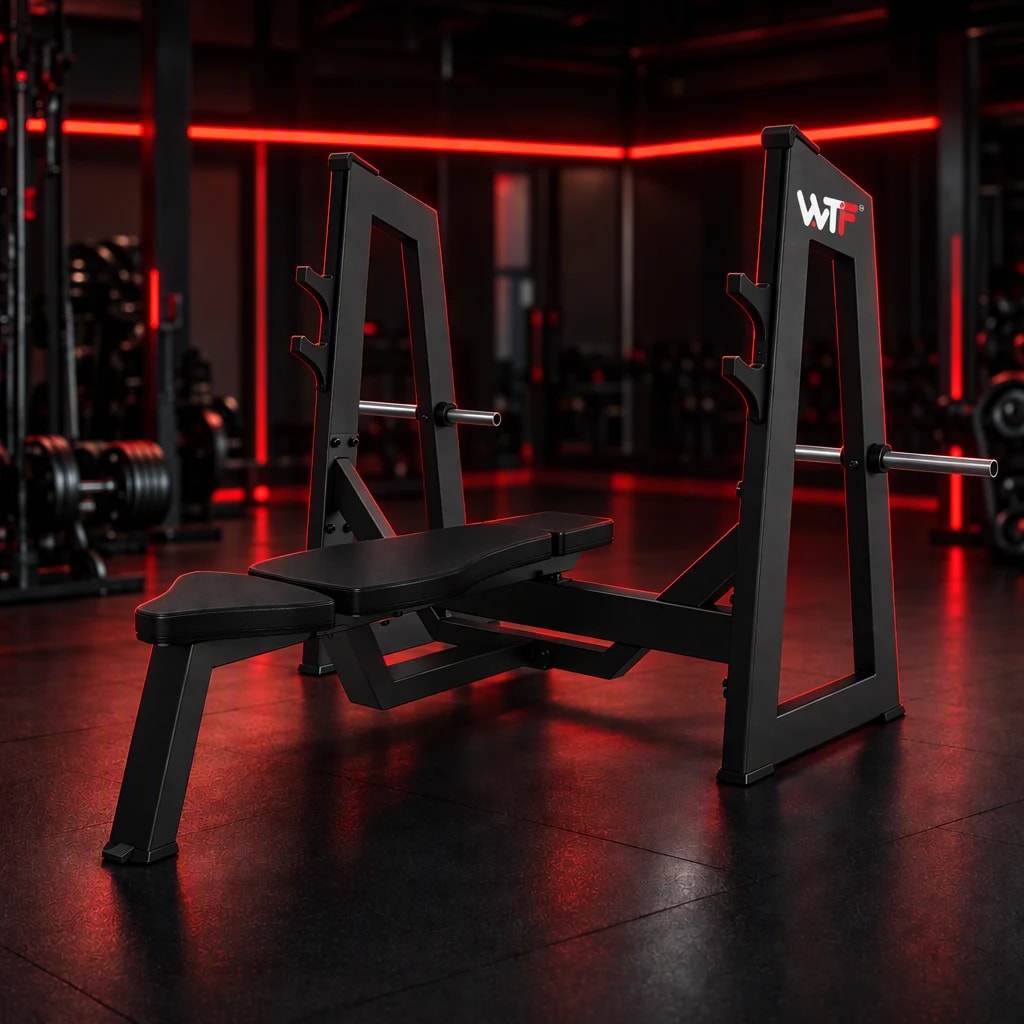 Olympic Flat Bench (WTF-JN-2043) — studio view