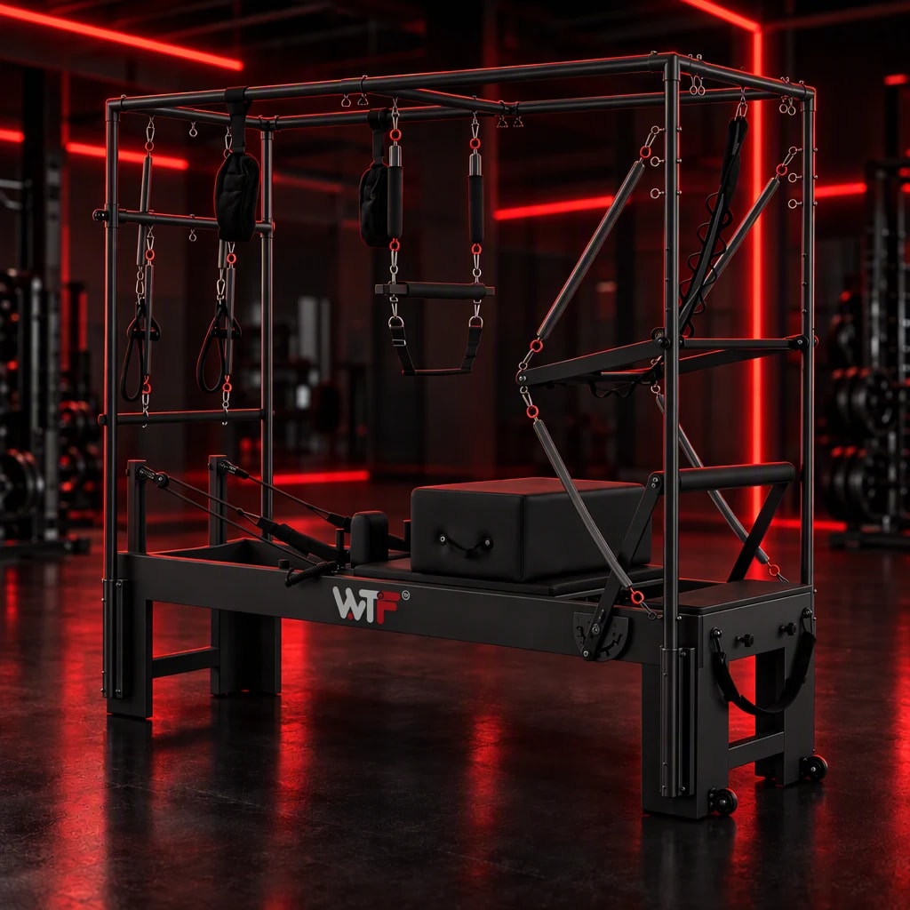 Pilates Cadillac Reformer (WTF-P03) — studio view
