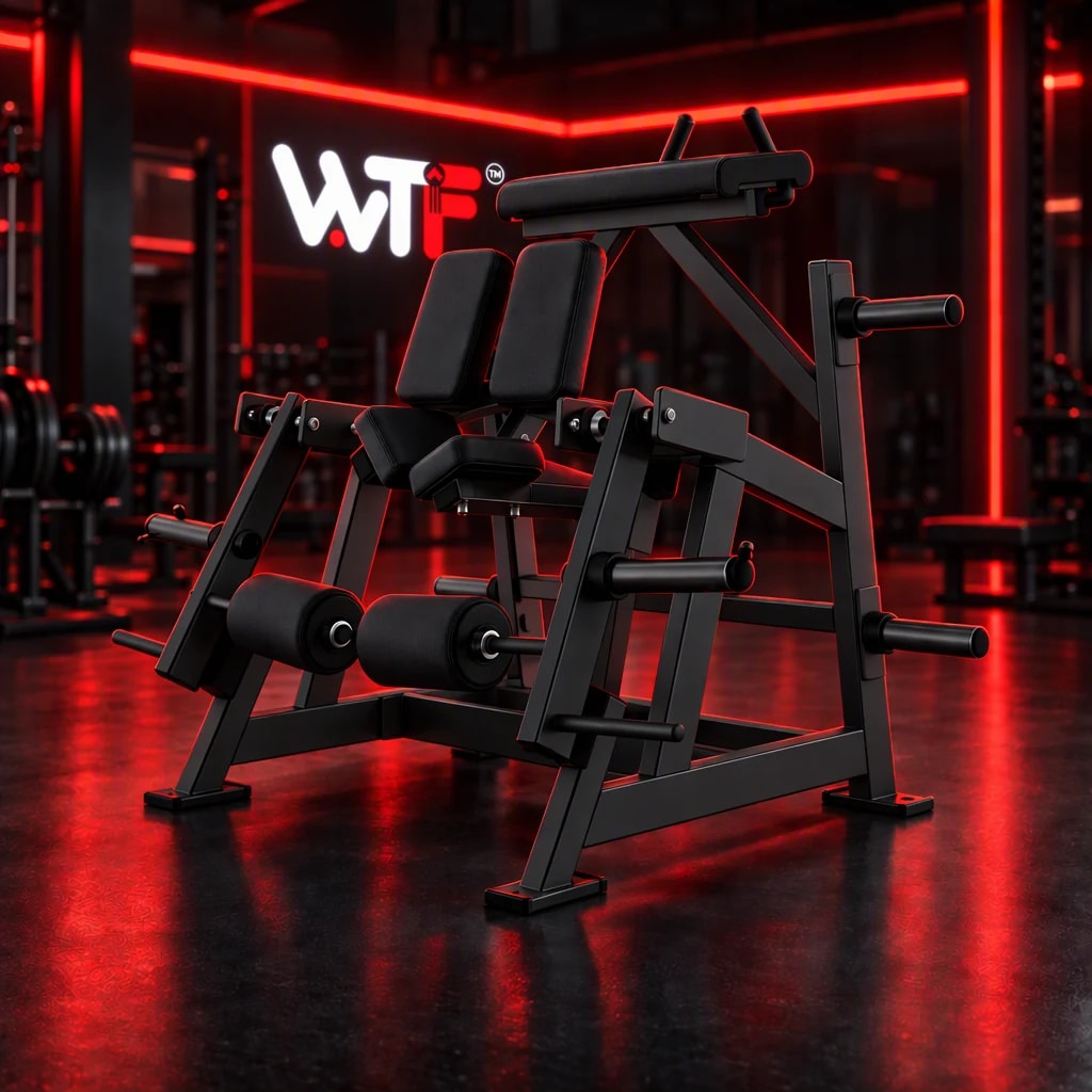 ISO-Lateral Kneeling Leg Curl (WTF-SM-2031) — studio view